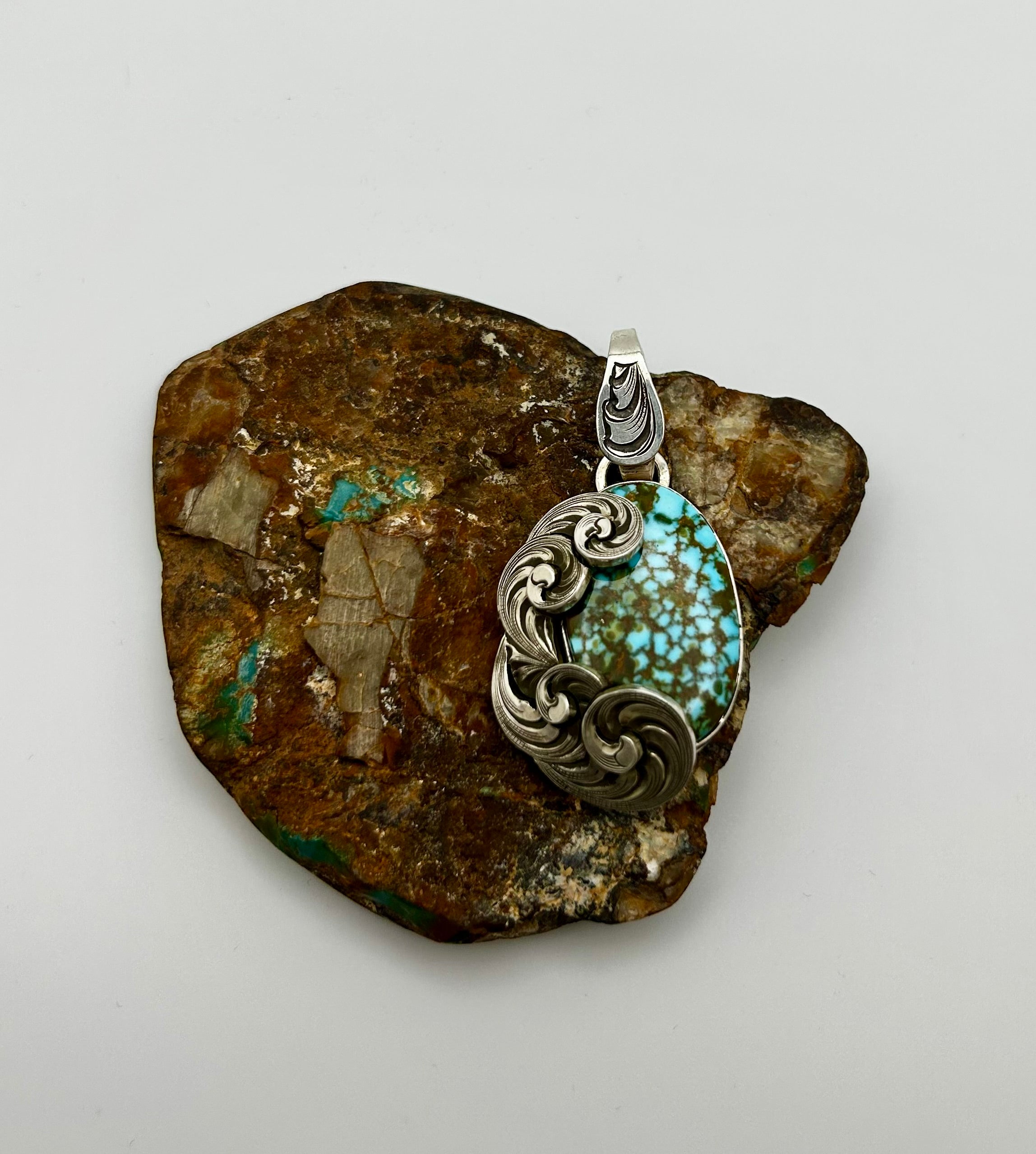 Kingman Polychrome Overlay Pendant